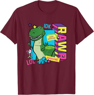 Toy Story - Rex Graphic T-Shirt - T-Shirt | Maroon