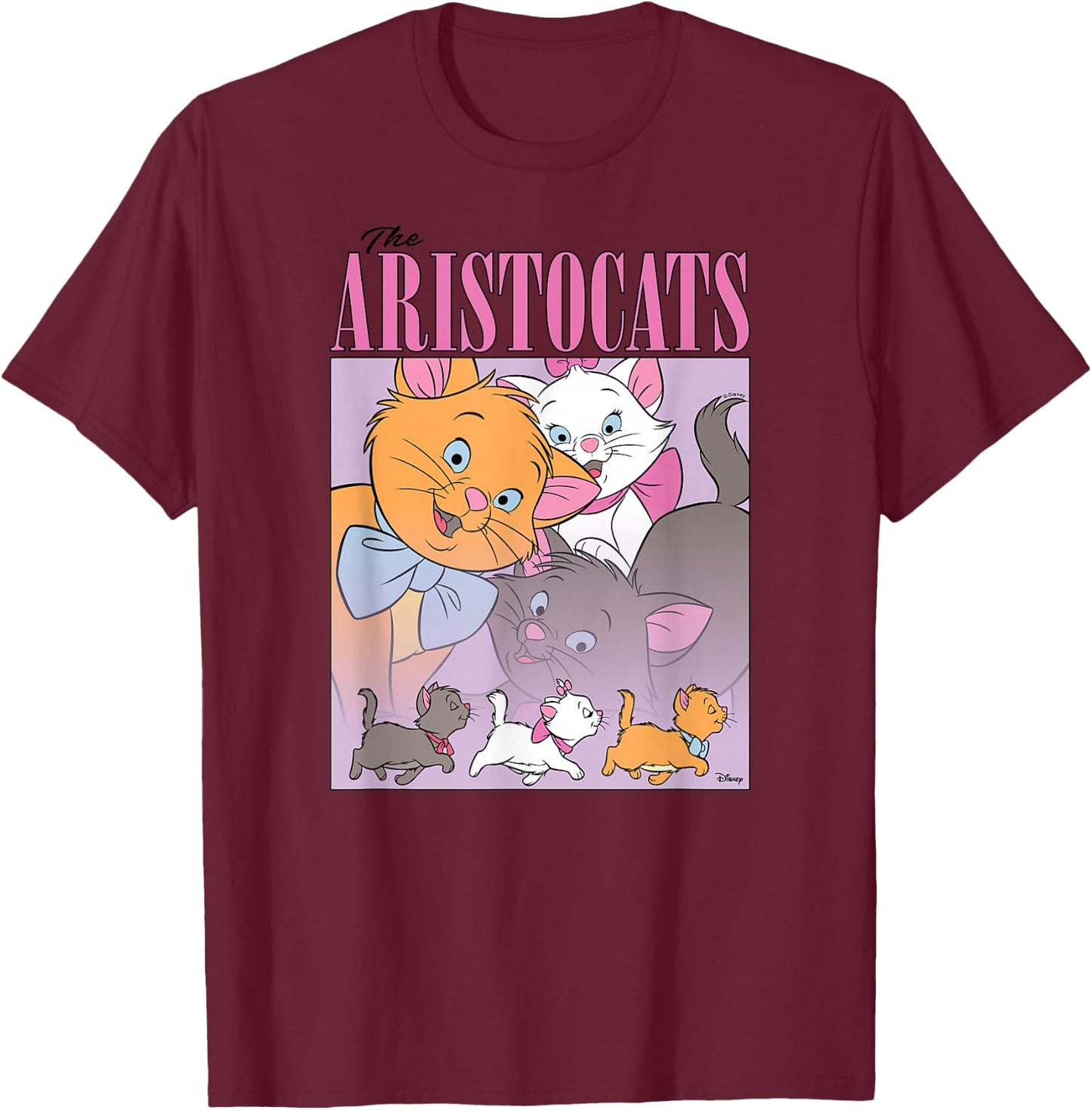 The Aristocats - The Aristocats T-Shirt - T-Shirt | Maroon