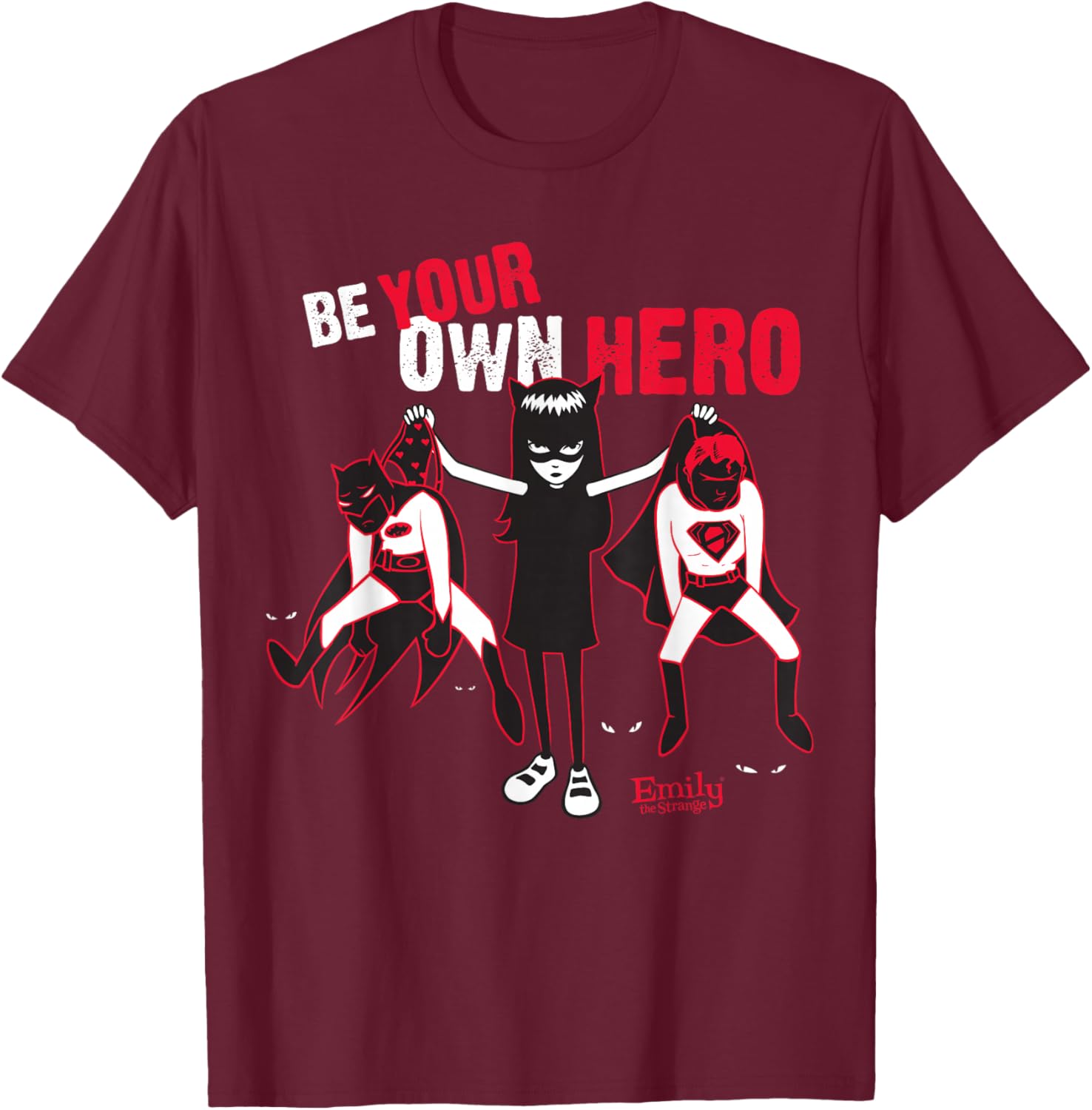 Be Your Own Hero T-Shirt - T-Shirt | Maroon