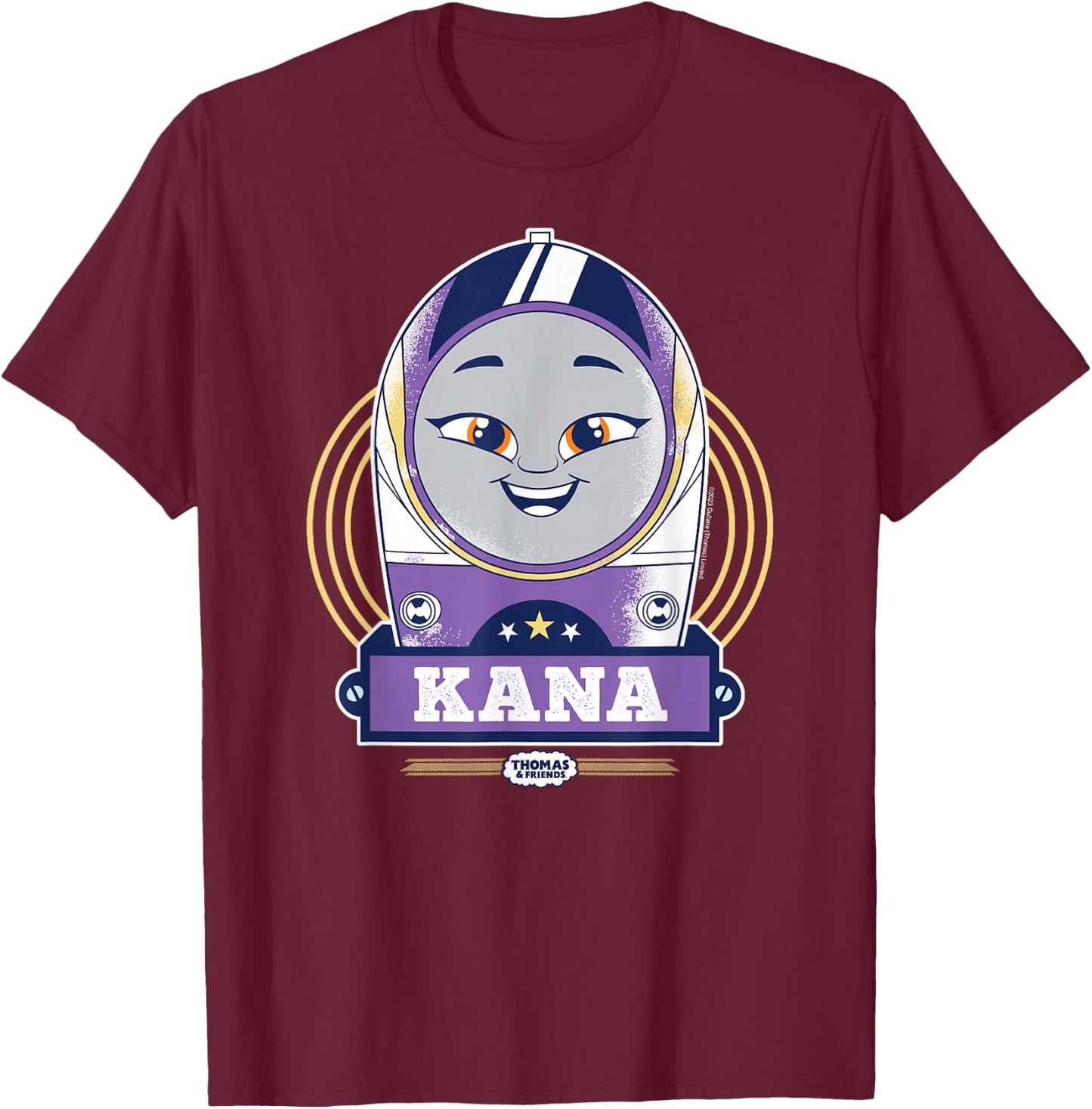 Thomas & Friends - Kana Character T-Shirt - T-Shirt | Maroon
