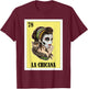 Funny Mexican Design for Chicanos - La Chicana T-Shirt - T-Shirt | Maroon