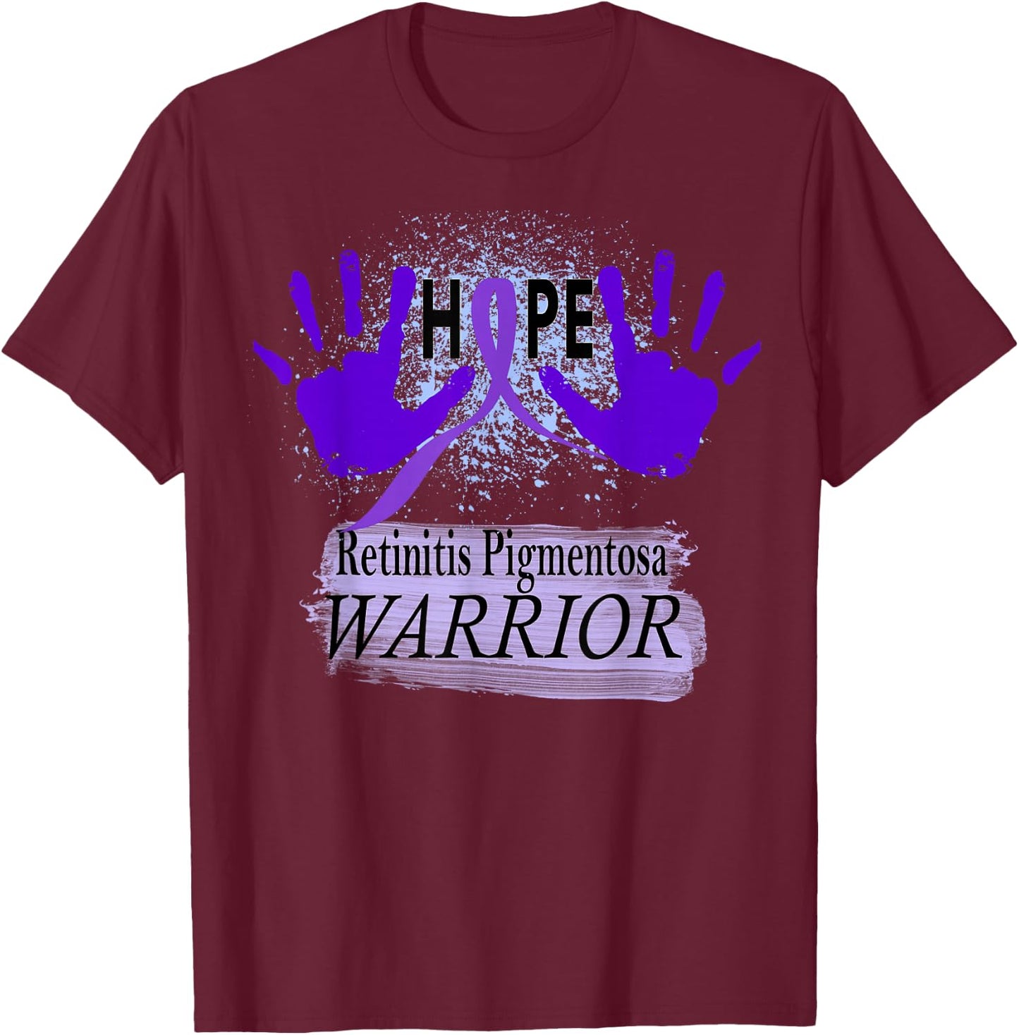 Retinitis Pigmentosa Awareness T-Shirt - T-Shirt | Maroon