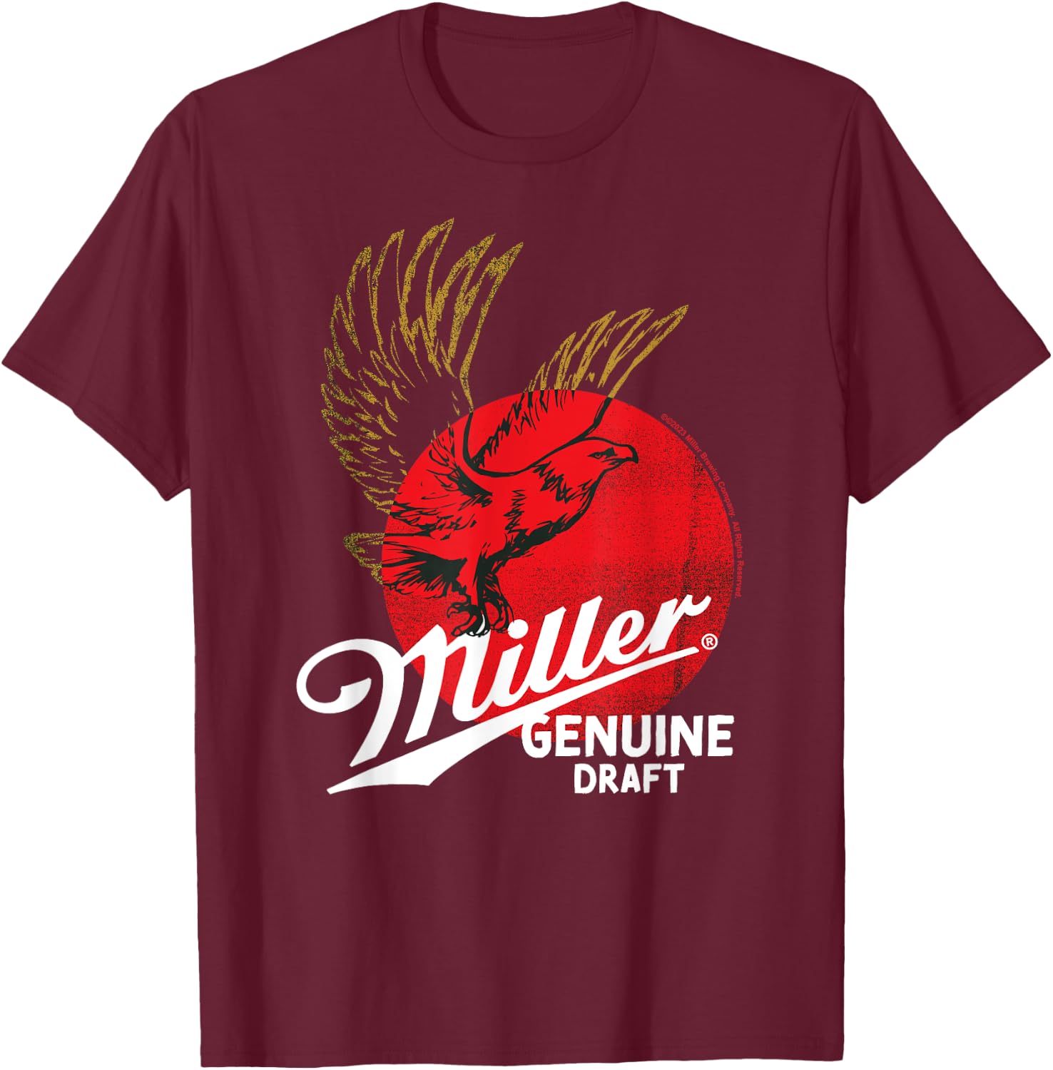 Miller Genuine Draft - Logo T-Shirt - T-Shirt | Maroon
