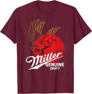 Miller Genuine Draft - Logo T-Shirt - T-Shirt | Maroon