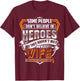 My Wife's Fight is My Fight Leukemia Awareness T-Shirt - T-Shirt | Maroon