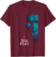 Total Recall Doug Quaid Space Poster T-Shirt - T-Shirt | Maroon