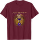 Journey Official 50th Anniversary T-Shirt - T-Shirt | Maroon