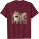 Star Wars: Ahsoka Loth-Cat Vintage Purr Logo Text Stack T-Shirt - T-Shirt | Maroon