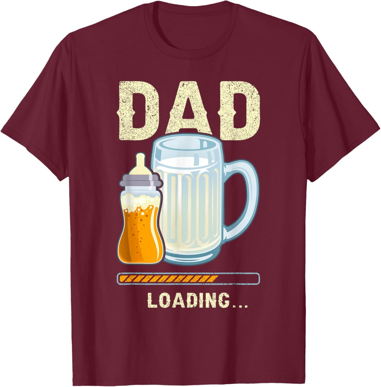 Expectant Dad, Dad-to-be, Future Dad T-Shirt - T-Shirt | Maroon