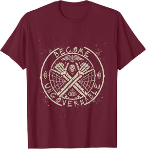 Funny Become Ungovernable T-Shirt - T-Shirt | Maroon