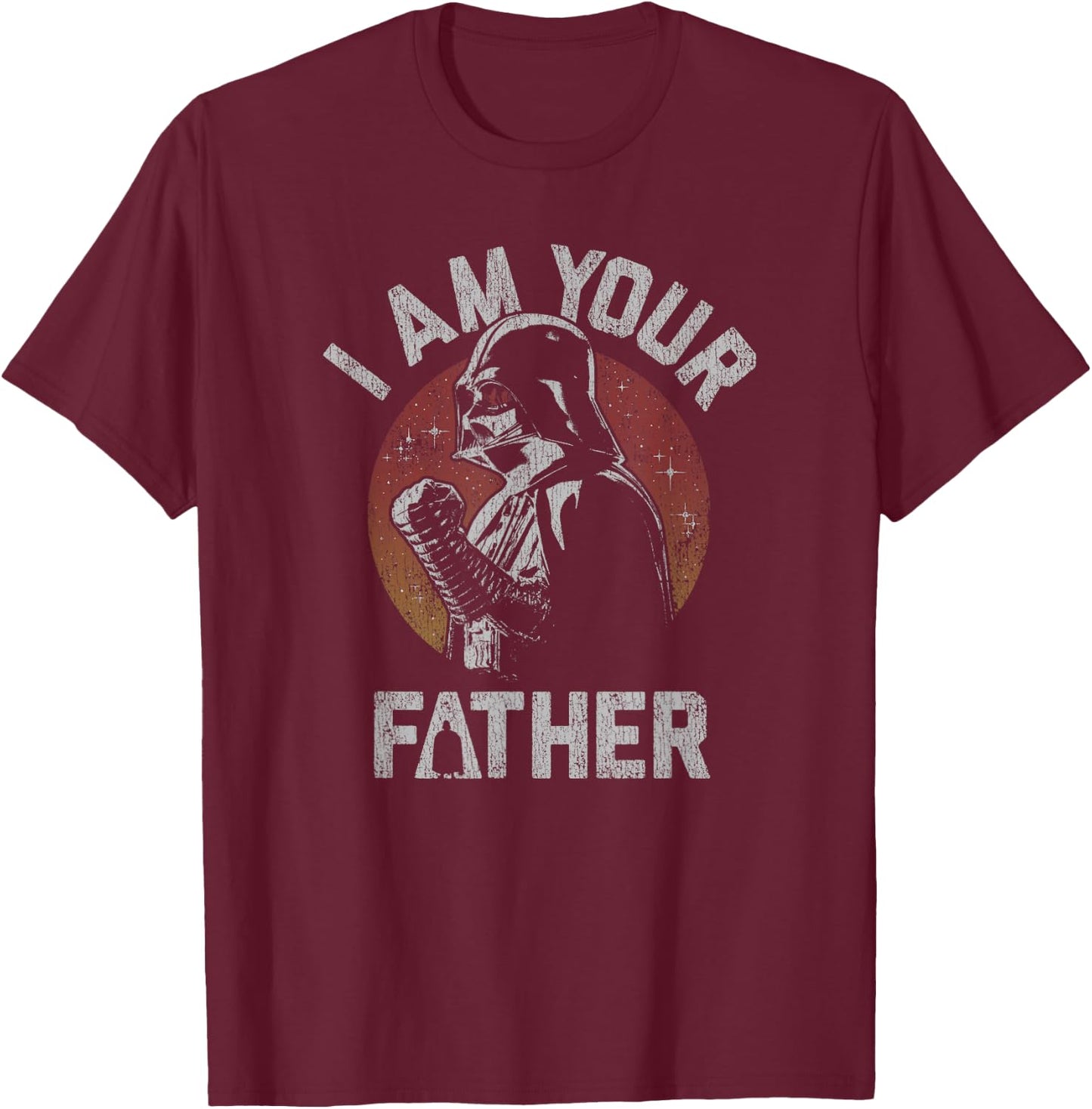 Star Wars Father's Day Darth Vader I Am Your Father T-Shirt - T-Shirt | Maroon