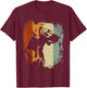 Plott Hound Retro Vintage Design T-Shirt - T-Shirt | Maroon