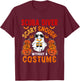 Scuba Diver Scary Enough Without A Costume Halloween Boo T-Shirt - T-Shirt | Maroon