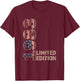 42th Birthday Gift men Vintage born 1983 turning 42 Year Old T-Shirt - T-Shirt | Maroon