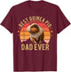 Best Guinea Pig Dad Ever Guinea Pig Shirt Furry Potato Cavy T-Shirt - T-Shirt | Maroon