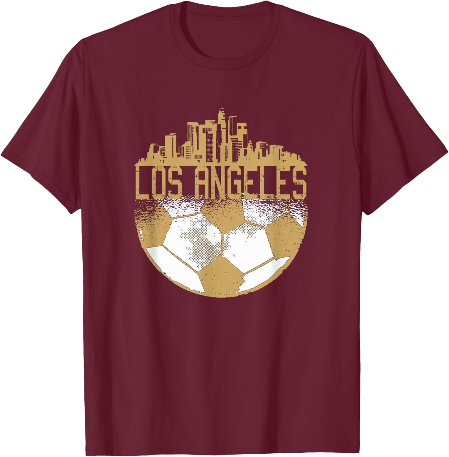 Los Angeles Fan fc t Shirt T-Shirt - T-Shirt | Maroon