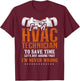 HVAC Technician Tech Vintage I'm A Hvac Technician To Save T-Shirt - T-Shirt | Maroon