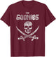 The Goonies Flag on Black T-Shirt - T-Shirt | Maroon