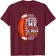 Nothing Scares Me I Coach A Girls Football Team Coach T-Shirt - T-Shirt | Maroon