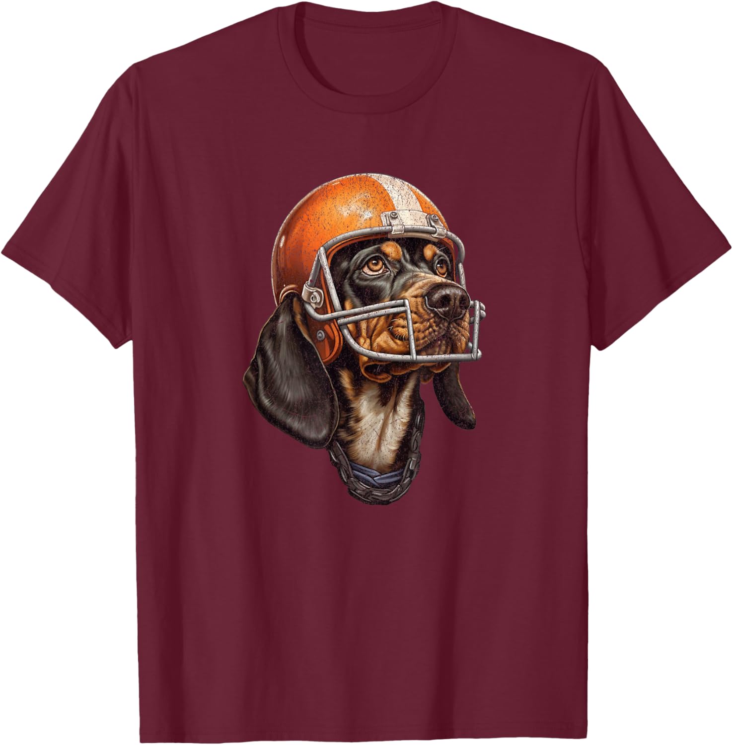 Tennessee Coonhound Dog Sport Lovers | Tennessee Tri Stars Men Women Girls Kids T-Shirt - T-Shirt | Maroon