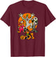 Disney 100 Mickey Donald Goofy & Pluto Halloween Costumes T-Shirt - T-Shirt | Maroon