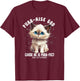 Purr-aise God He is Purr-fect Ragdall Cat Women T-Shirt - T-Shirt | Maroon