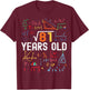 Square Root Of 81 9th Birthday 9 Years Old Birthday T-Shirt - T-Shirt | Maroon