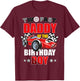 Two Fast Birthday Racing Car Daddy Of The Birthday Boy Party T-Shirt - T-Shirt | Maroon