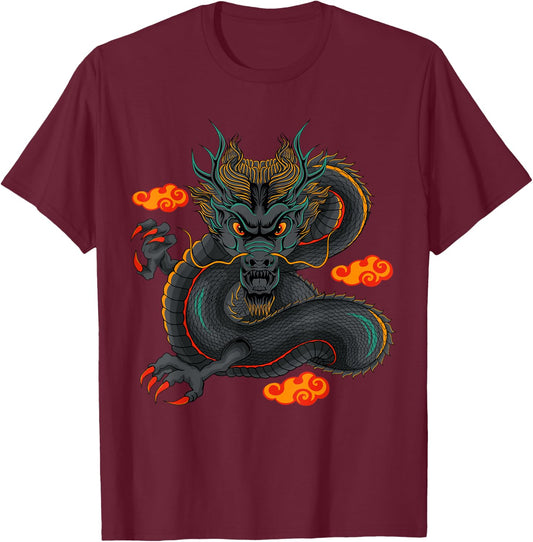 Dragon T-Shirt - T-Shirt | Maroon
