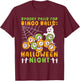 Bingo Halloween Trick Or Treat Bingo Player Bingo Caller T-Shirt - T-Shirt | Maroon