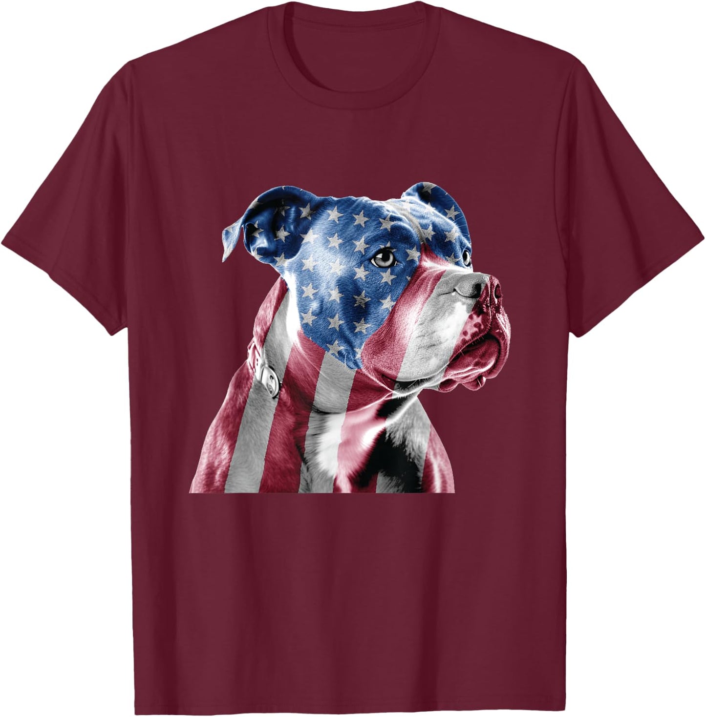 American Pitbull Terrier - Dog Lover Animal Pet Owner T-Shirt - T-Shirt | Maroon
