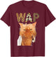 Wap Wet Cat Funny Women T-Shirt - T-Shirt | Maroon