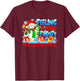 Snowman Feeling A Little Frosty Teacher life Christmas T-Shirt - T-Shirt | Maroon