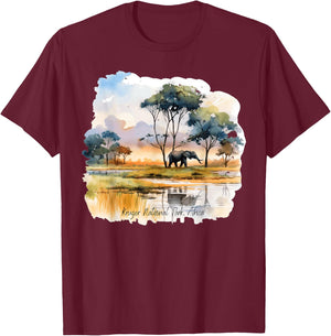 Kruger National Park is Africa Souvenir is Kruger Love T-Shirt - T-Shirt | Maroon