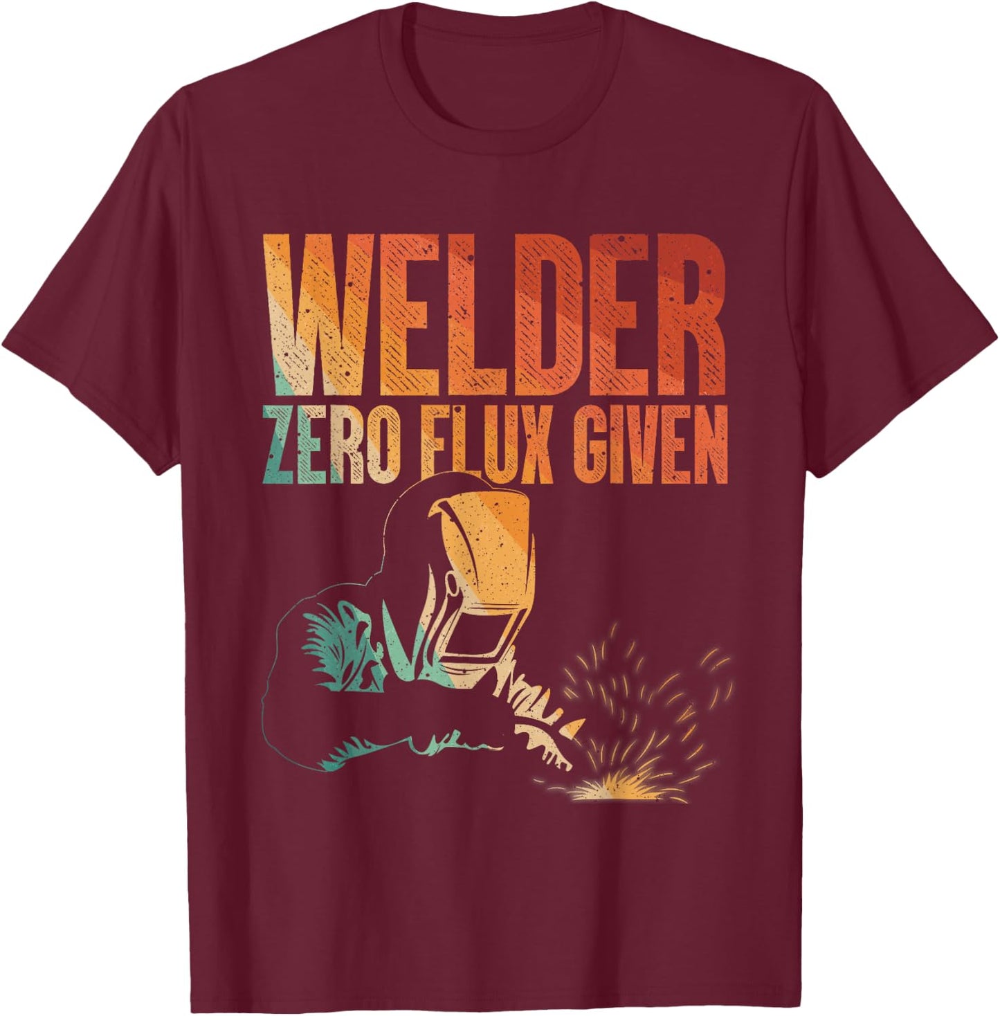 Cool Welder Art Women MIG/TIG Welding Metal Lover T-Shirt - T-Shirt | Maroon