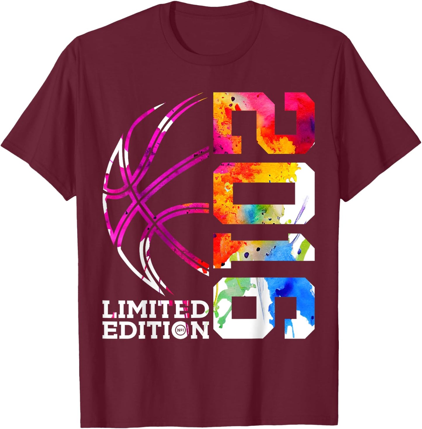 9th BIRTHDAY BASKETBALL LIMITED EDITION 2016 T-Shirt - T-Shirt | Maroon