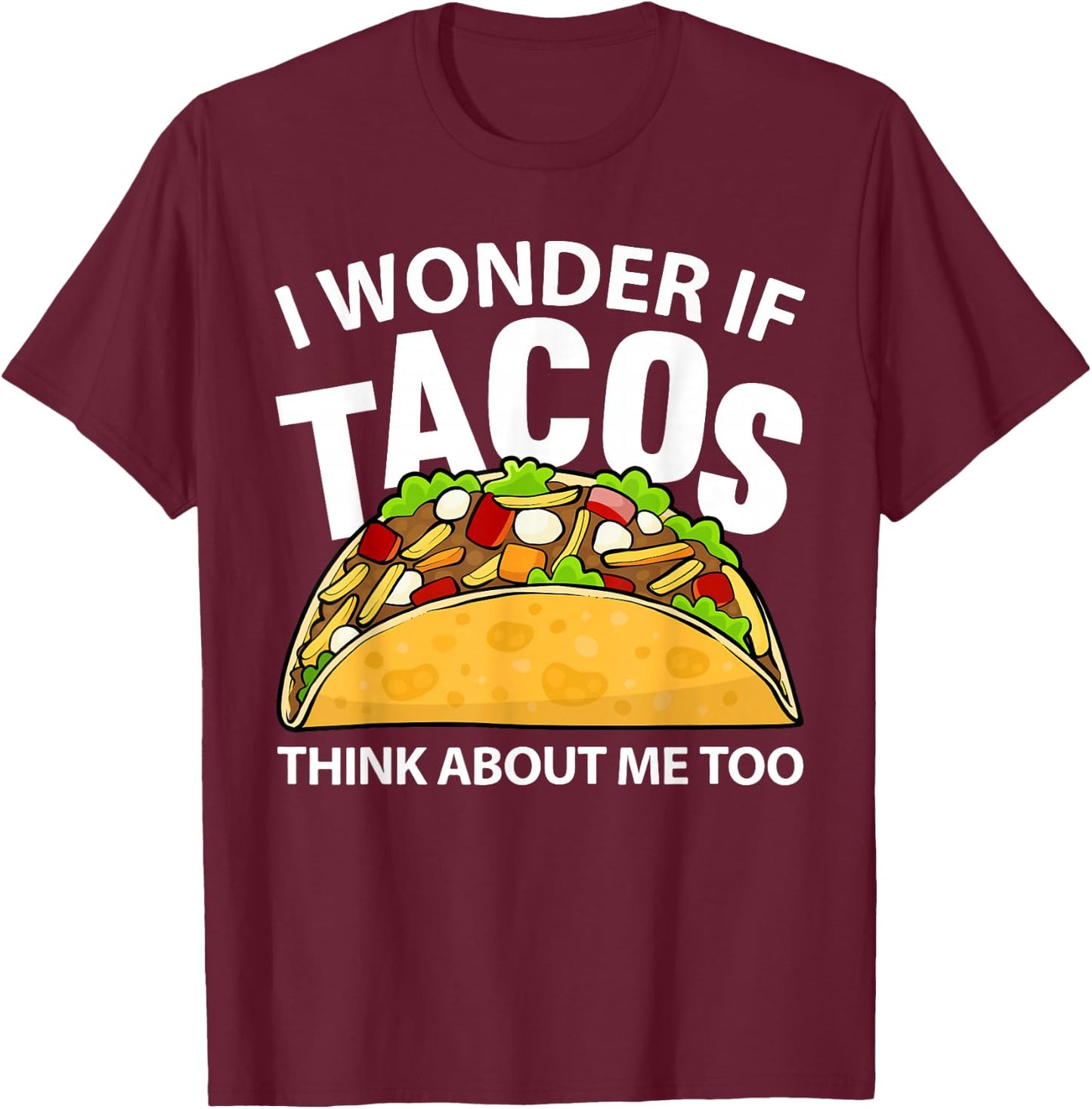 Best Taco Art Women Cinco De Mayo Mexican Taco Lover T-Shirt - T-Shirt | Maroon