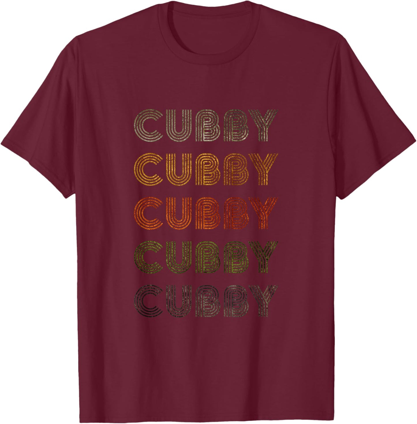 Love Heart Cubby Grunge Vintage Style Black Cubby T-Shirt - T-Shirt | Maroon