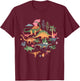 Cute Dinosaurs / Illustration - Dino Collection - Classic T-Shirt - T-Shirt | Maroon