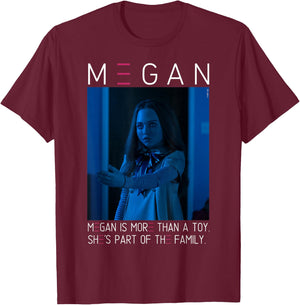 M3GAN Part of The Family T-Shirt - T-Shirt | Maroon