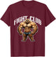 Bear Beast Muscles | Boxing Workout Gym MMA Fight Club T-Shirt - T-Shirt | Maroon