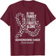 Neuroendocrine Cancer Awareness Month Butterflies Ribbon T-Shirt - T-Shirt | Maroon