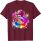 Basketball Teenagers Girls Teens Women Baller Dunking Small T-Shirt - T-Shirt | Maroon