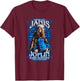Janis Joplin Albert Hall 1969 Baron Wolman Photo T-Shirt - T-Shirt | Maroon