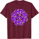 Hmong Purple Floral Elephant Foot T-Shirt - T-Shirt | Maroon