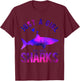 Just A Girl Who Loves Sharks Lover Funny Shark T-Shirt - T-Shirt | Maroon
