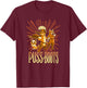 DreamWorks Puss in Boots: The Last Wish Cat Trio Poster Small T-Shirt - T-Shirt | Maroon