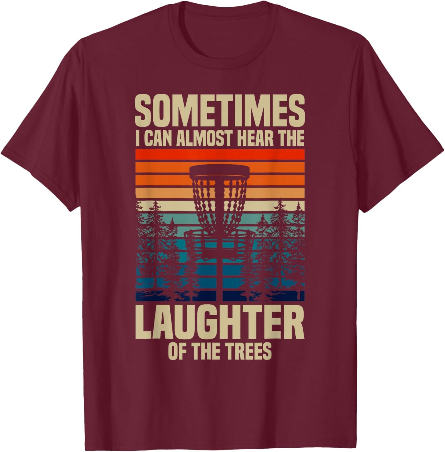 Frisbee Golf Disc Golf T-Shirt - T-Shirt | Maroon