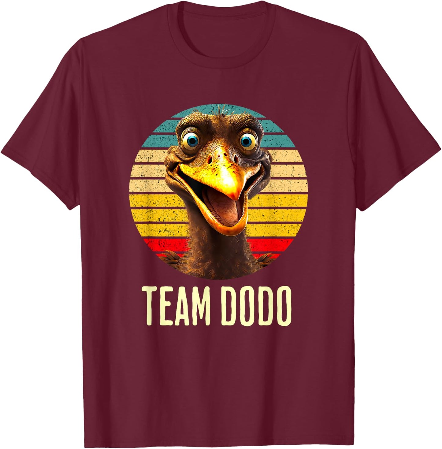 Team Dodo - Dodo Bird T-Shirt - T-Shirt | Maroon