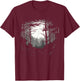 Forest And Nature Pine Tree Men T-Shirt - T-Shirt | Maroon